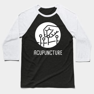 Acupuncture Needles Design Baseball T-Shirt